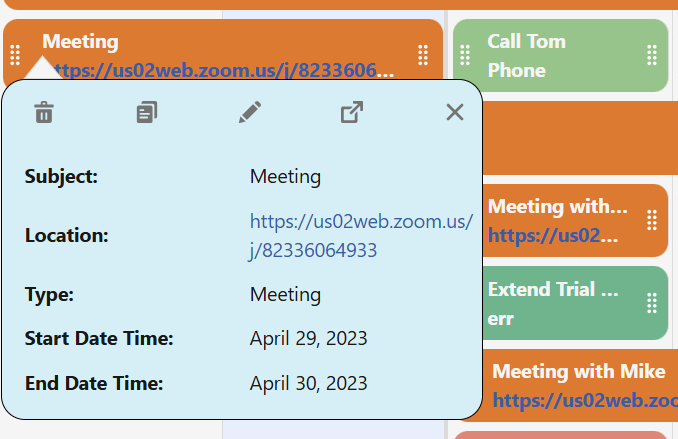 Custom colored popup example