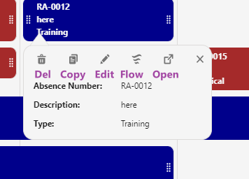 Popup with standard buttons