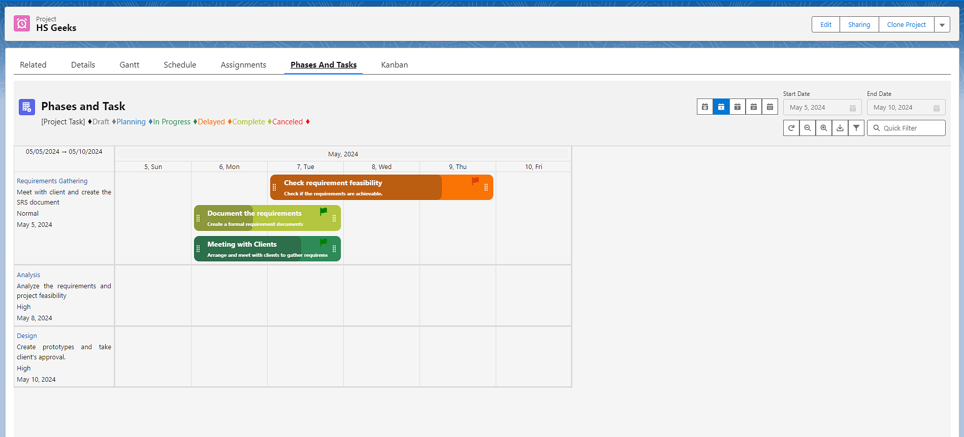 Task Details Form