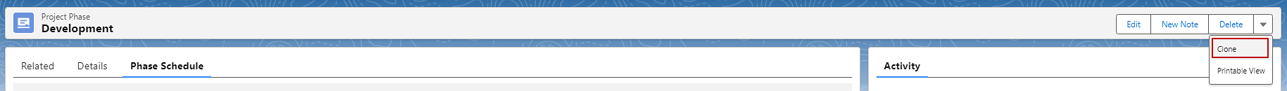 Linking Phases with Tasks