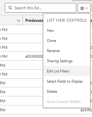 List Controls